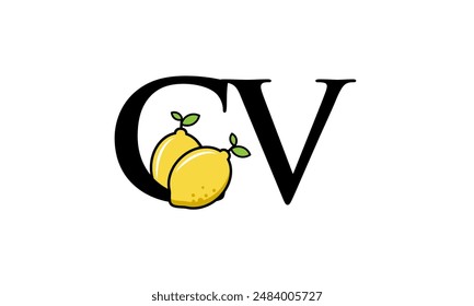 Lemon Logo Initial Fresh Modern Simple