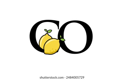 Lemon Logo Initial Fresh Modern Simple
