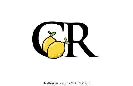 Lemon Logo Initial Fresh Modern Simple