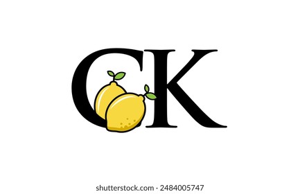 Lemon Logo Initial Fresh Modern Simple