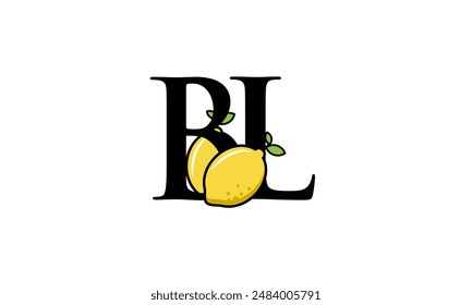 Lemon Logo Initial Fresh Modern Simple