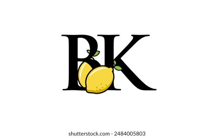 Lemon Logo Initial Fresh Modern Simple