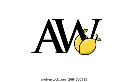 Lemon Logo Initial Fresh Modern Simple