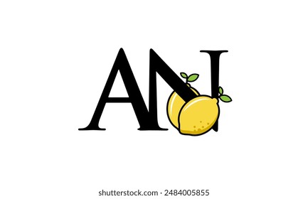 Lemon Logo Initial Fresh Modern Simple