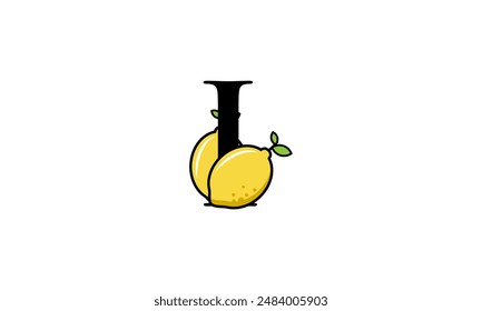 Lemon Logo Initial Fresh Modern Simple