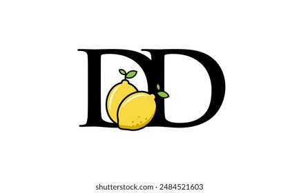 Lemon Logo Initial Fresh Modern Simple
