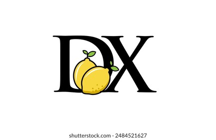 Lemon Logo Initial Fresh Modern Simple