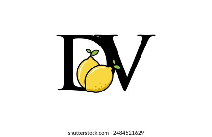 Lemon Logo Initial Fresh Modern Simple