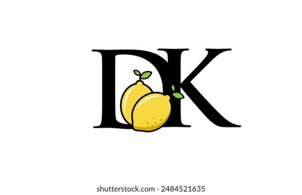 Lemon Logo Initial Fresh Modern Simple