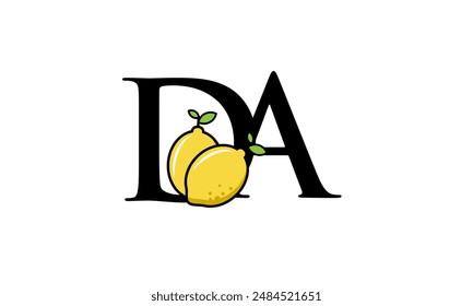 Lemon Logo Initial Fresh Modern Simple