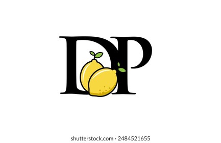 Lemon Logo Initial Fresh Modern Simple
