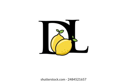 Lemon Logo Initial Fresh Modern Simple