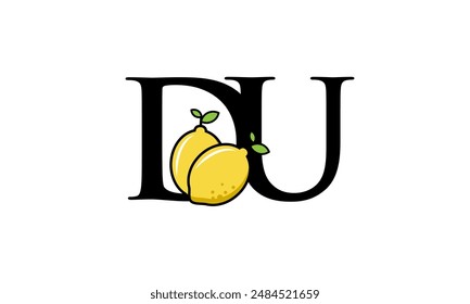 Lemon Logo Initial Fresh Modern Simple