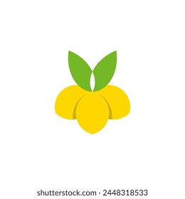 lemon logo juice vector icon design element