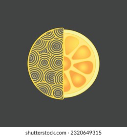 Lemon logo simple with nirmana