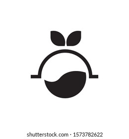Lemon logo template vector fresh lemonade icon design