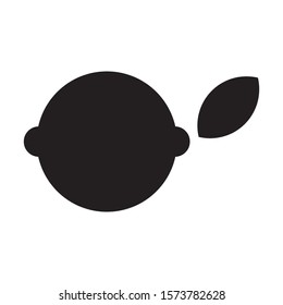 Lemon logo template vector fresh lemonade icon design
