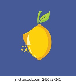 Lemon logo vector symbol abstract