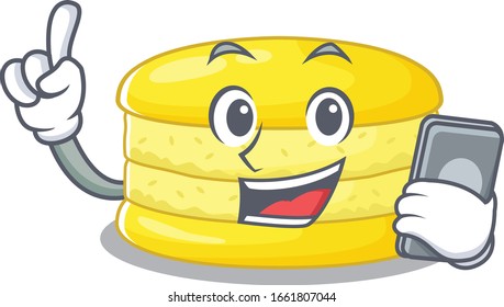Estilo de diseño de limón macaron