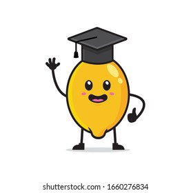 Vector de diseño de caracteres de mascota de limón
