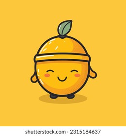 a lemon mascot wearing a beanie, showcasing a cool and laid-back vibe