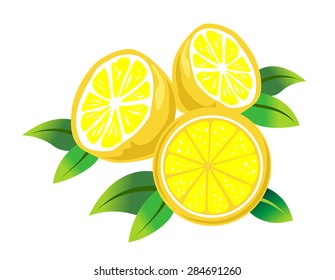 Lemon on White backgorund