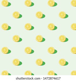 Lemon, Orange pattern vector illustration