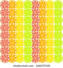 Lemon, Orange, Tangerine Texture Vector