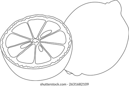 Lemon outline design,
"Minimalist lemon outline illustration – clean and modern line art of a lemon fruit with leaves, perfect for logos, packaging, and kitchen decor designs."

