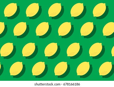 lemon pattern background vector/illustration