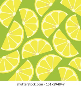 Lemon pattern for banner, give card, wallpaper, birthday card decorated with many lemon