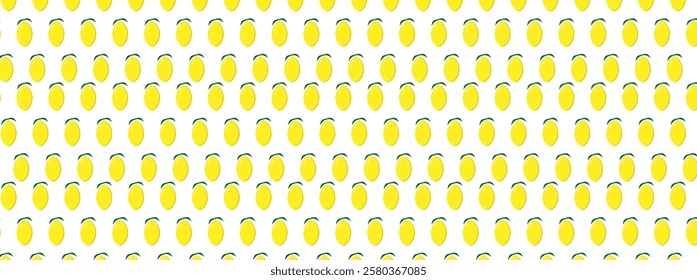 lemon pattern on transparent background,