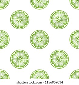 lemon pattern on white background