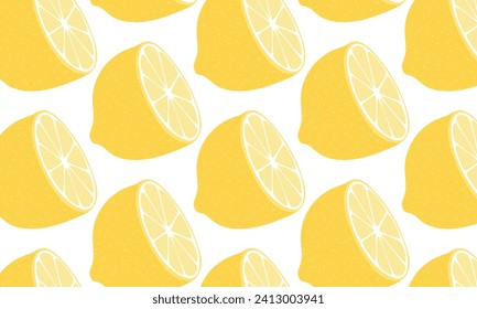 Lemon pattern. Pater with lemons