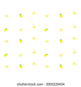 Lemon pattern, seamless, wallpaper, graphic art design, format, texture, frame, background. (Refreshing, summer, happy, funny)