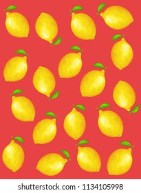 Lemon Pattern textured