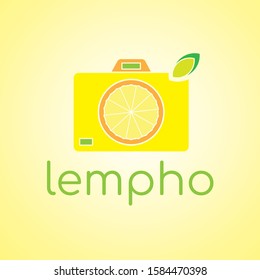 Lemon photography vector logo design