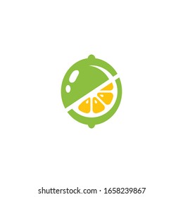 Design-Vektorillustration für Lemon Premium-Logos