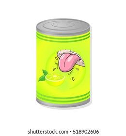 lemon in preserved can