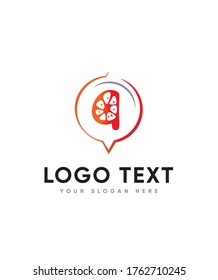 Lemon press letra inicial tipo A plantilla de logotipo, logotipo vectorial para identidad empresarial y de empresa 