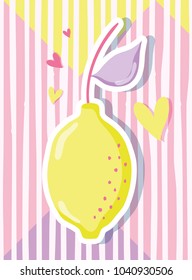 Lemon punchy pastel concept