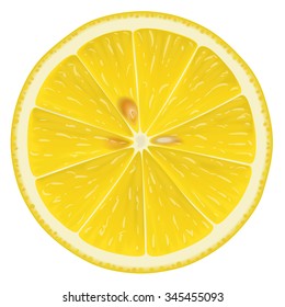 Lemon realistic, isolated
