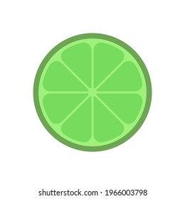 Lemon realistic, isolated flat icon. C vitamin, healthy citrus fruits juice concept for websites, mobile apps, logo and UI.