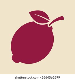 Lemon red trendy useful vector Illustration design stunning colorful background.eps