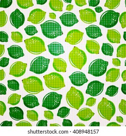 Lemon seamless pattern. 