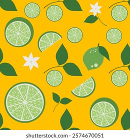 Lemon seamless pattern background. Lemon illustration. Lemon background. Perfect for fabric, textile, wallpaper, decor, print, packaging of products. SSTKbackgrounds