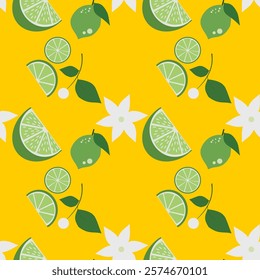 Lemon seamless pattern background. Lemon illustration. Lemon background. Perfect for fabric, textile, wallpaper, decor, print, packaging of products. SSTKbackgrounds