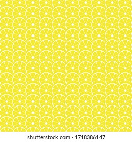 Lemon seamless pattern, background. Isolated vector illustration