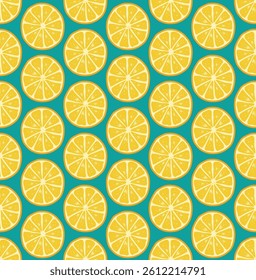 Lemon Seamless Pattern EPS Vector