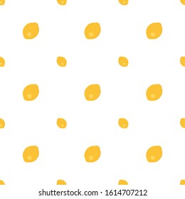 Lemon seamless pattern, fresh and bright